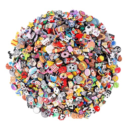 Lot of 30 50 100 pcs Random Shoe Charms - Perfect Gifts for Girls and Boys - Fun Shoe Accessories for Children (30)