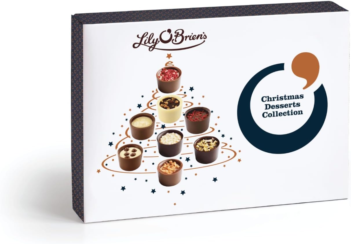 Lily O'Briens Christmas Desserts Collection 6 x 312g | Festive Edition ...