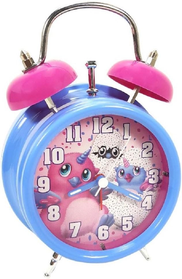 Hatchimals Light Up Twin Bell Alarm Clock