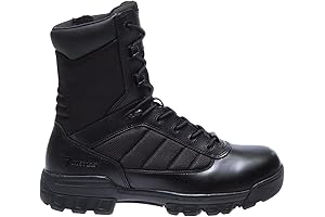 Bates Men's 8" Ultralite Sport Side Zip Military and Tactical Boots