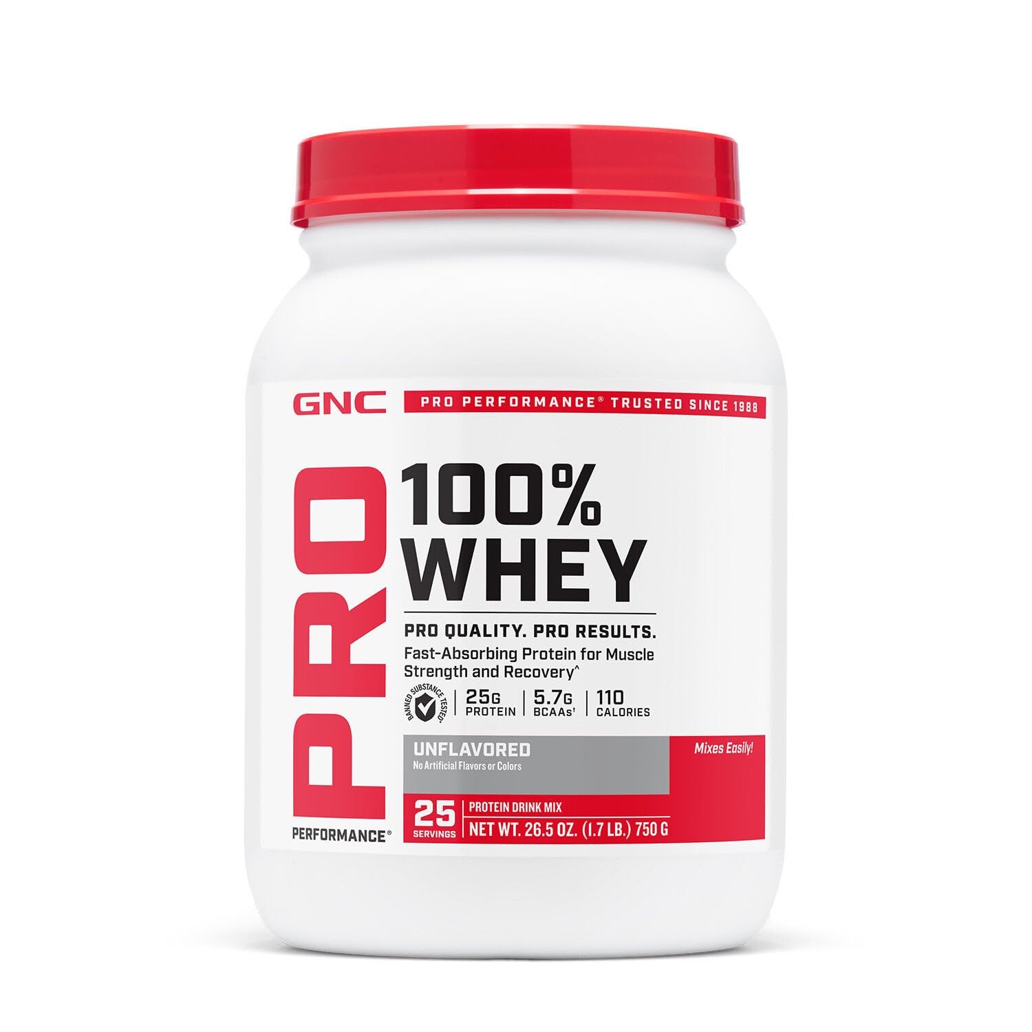 GNC Pro Performance 100% Whey 2.0, Chocolate, 25 Servings — Amazon image 14