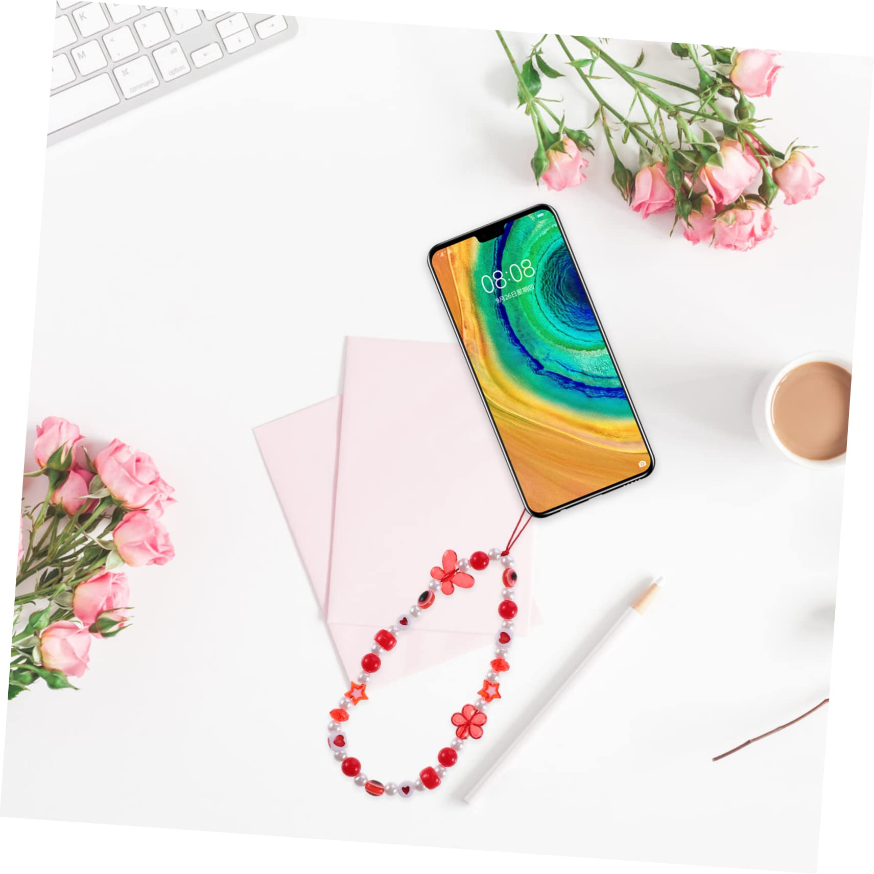 5 Series Cuerda De Teléfono Ojo De Suerte Lanyard De Acrílicas Para Móvil Accesorios Multifuncionales Para Decoración Y Seguridad Actividades Al Aire 2 Piezas X 5