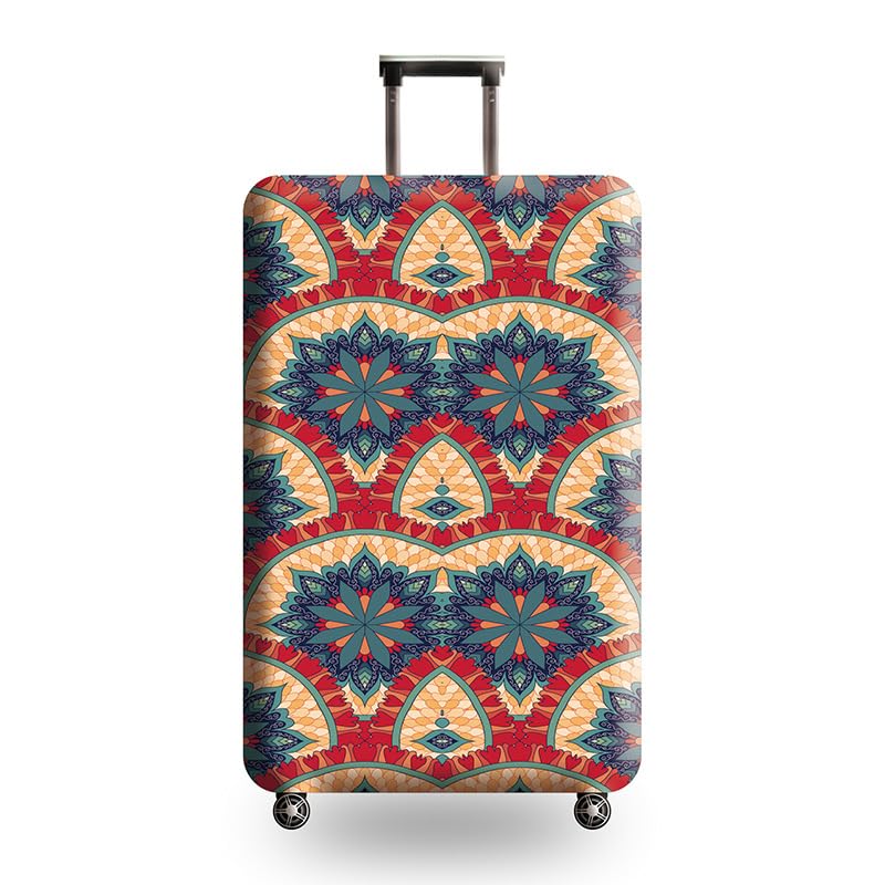 wxlmom Funda Maleta Grande Rojo, Amarillo, Verde De Viaje Suave De Anti-Polvo Fundas para Maletas,3D Elástica Luggage Cover con Cremallera,Equipaje De Viaje Cubierta(XL)
