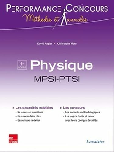 Physique 1re année MPSI-PTSI