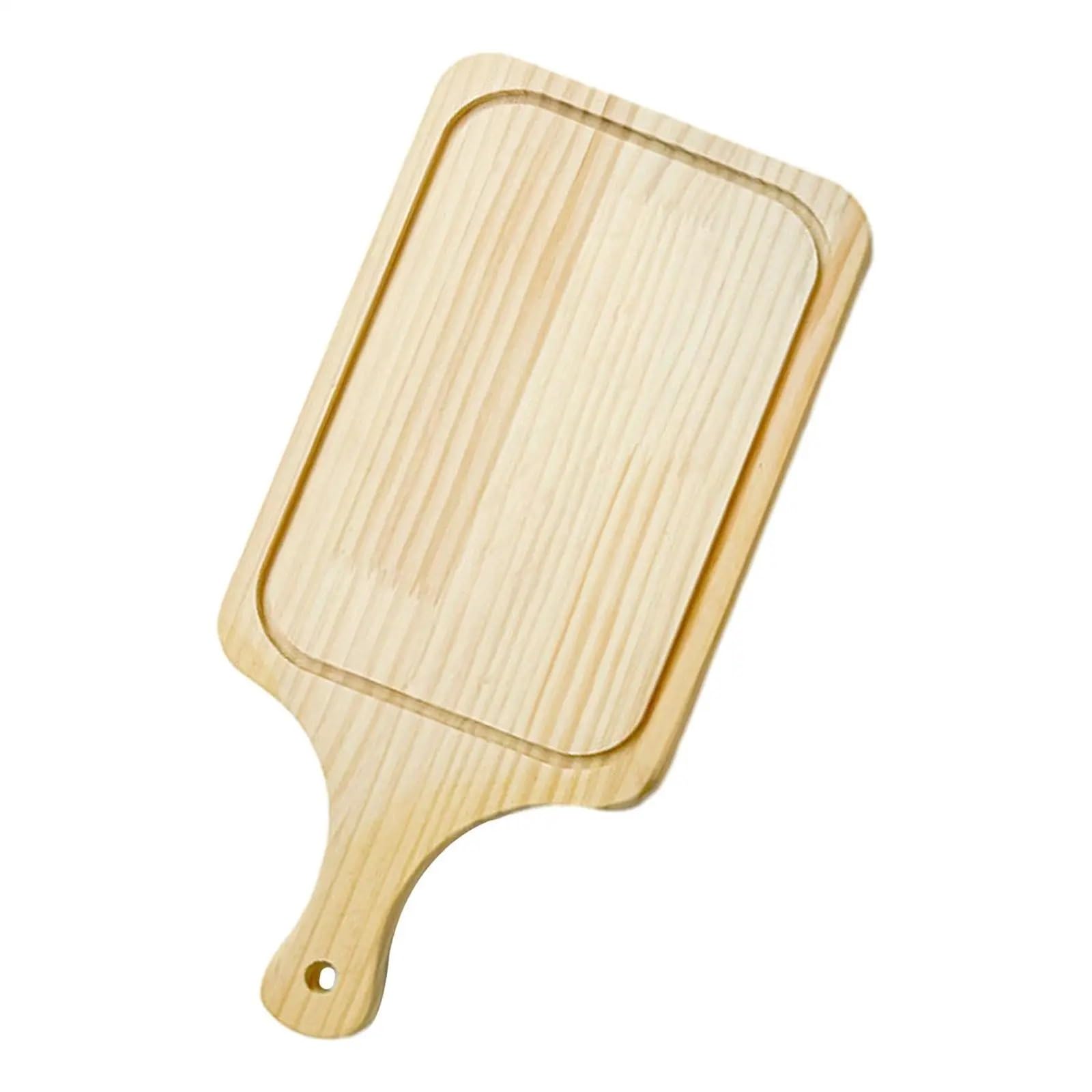 Plateau De Fromage Planche à Fromage Planche à découper en Bois Plateau de Service Portable Gadgets utiles Planche à Viande pour Les Aliments Cuits(S)