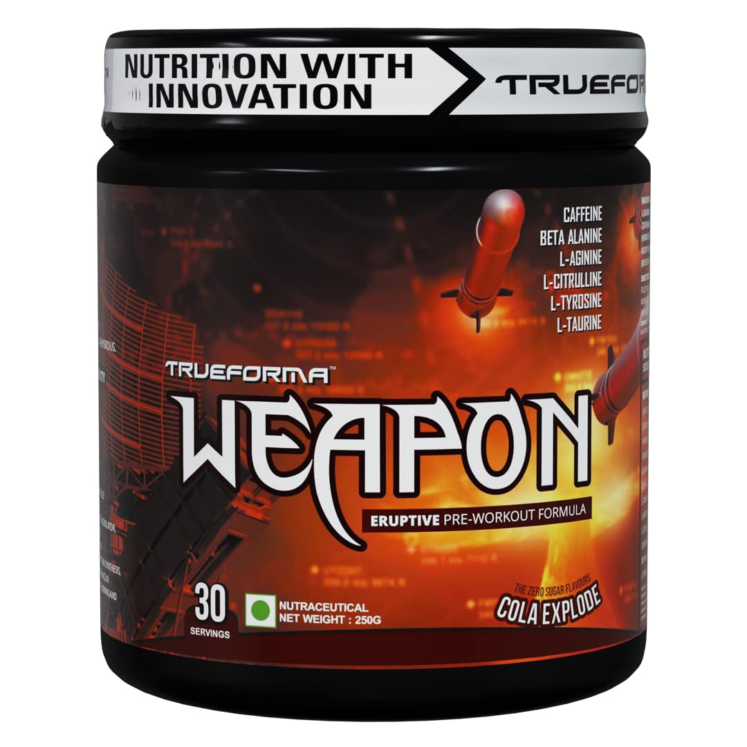 Trueforma Weapon Pre-Workout (Cola Explode) (B0D2W7VCCS) Amazon Price History, Amazon Price Tracker