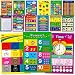 15 Educational Posters, Alphabet, Shapes, Colors, Numbers 1-100, Multiplication Table, Days of The Week, Months of The Year,Money,Emotions,Human Body,Time,Opposites,Seasons,Weather,Animals