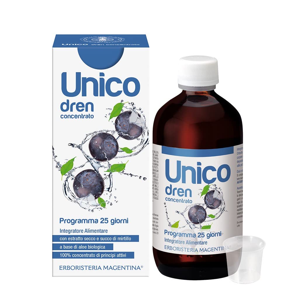 Erboristeria Magentina - Linea Unico (Dren con Mirtillo 250ml)