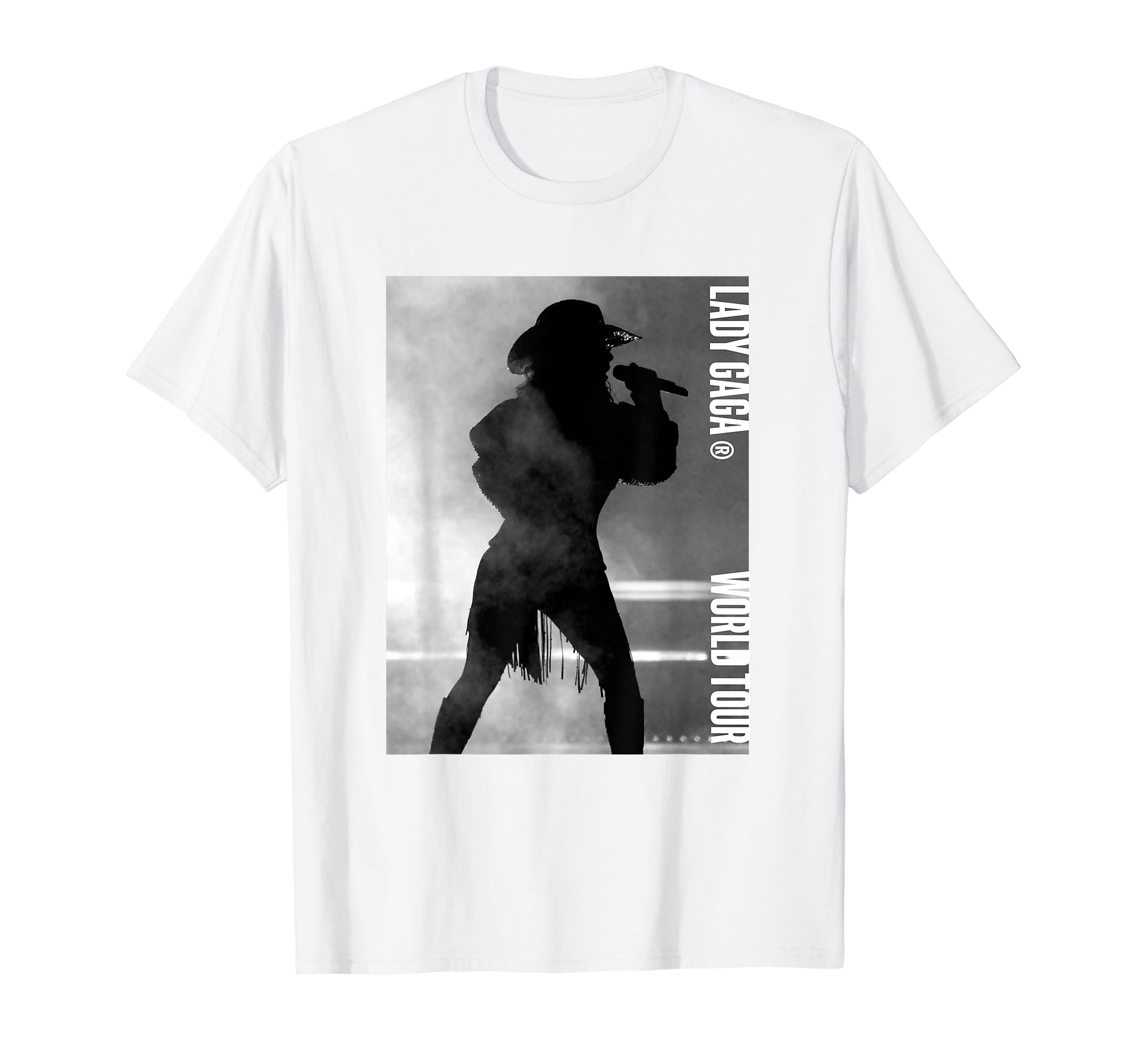 LADY GAGA Tシャツ ホワイト Amazon | レディー・ガガ・ワールドツアー Tシャツ | Tシャツ