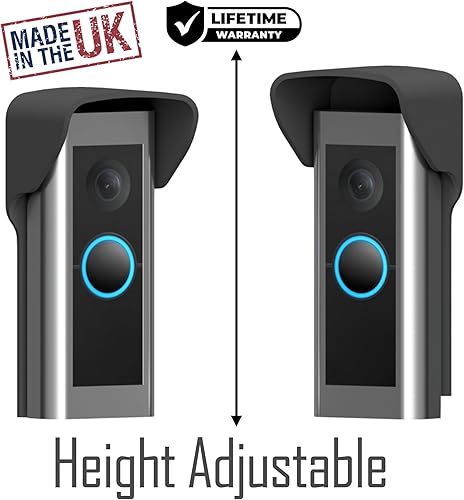 Miniatura 8 de Funda compatible con timbre de video RingPro y Pro2 Protección de cámara contra la luz de lluvia Delgado y fuerte