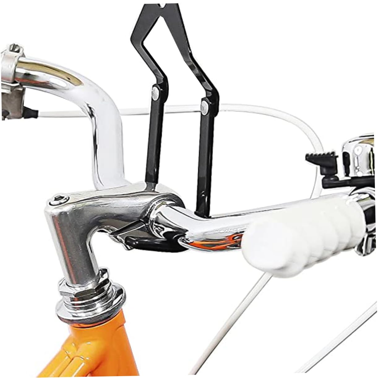 Abaodam 2 Sets Bike Ceiling Mount Hanging Rack Heavy Duty Hoist for Garage Storage Solid Construction with Safe Locking Mechanism Optimizes Space for Mountain and Road Bikes