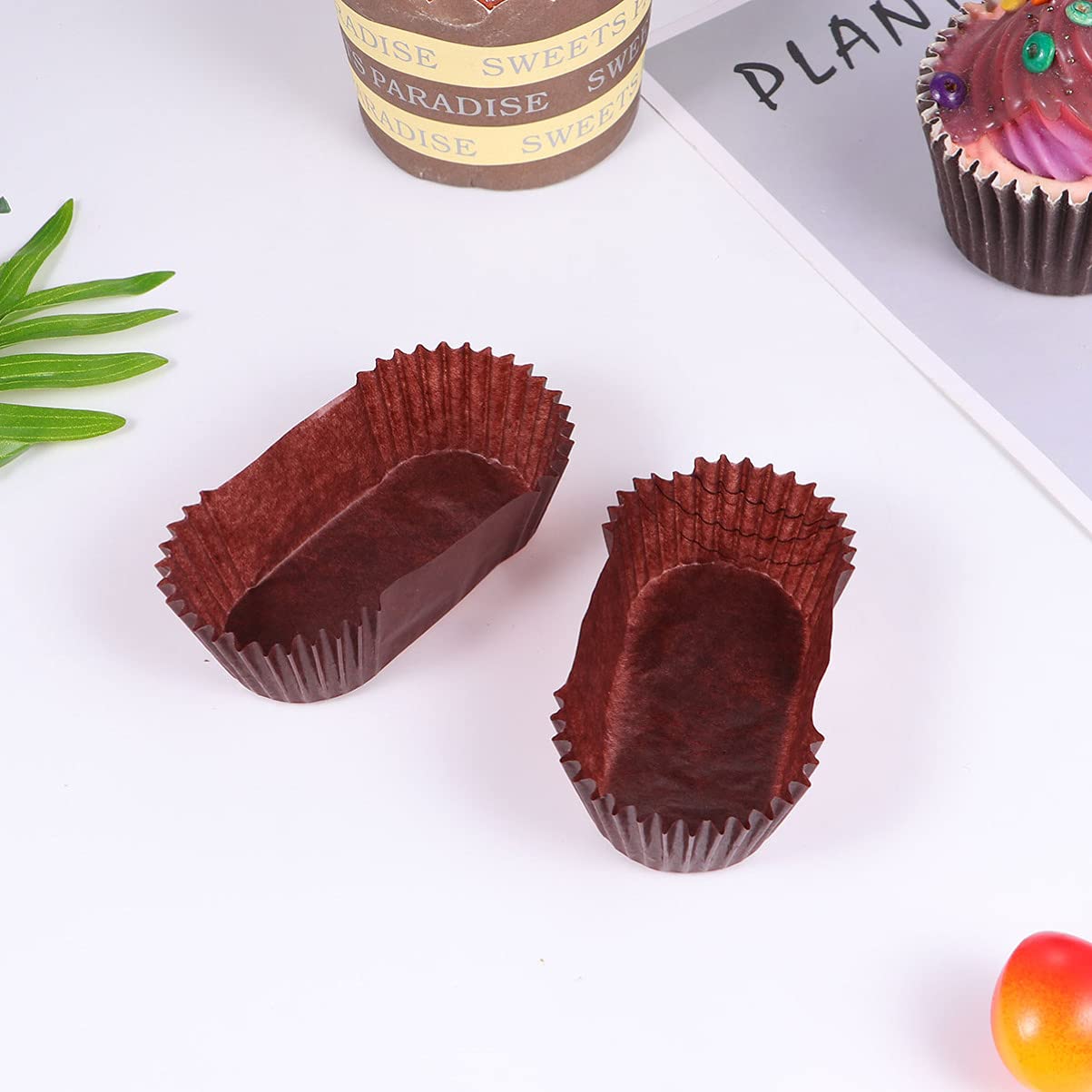 moules à cupcakes de Noël, moules à pâtisserie, 1000 pcs ovale papier gâteaux tasses mini moule à pain jetable ovale gâteau doublure moules à pain anti-graisse cupcake doublures doublures de muffin ta