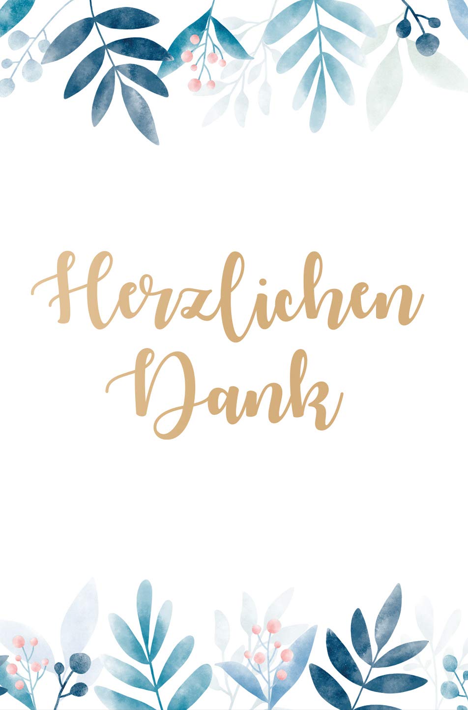 2 Premium Dankeskarten Mit Umschlägen – Klappkarten Für Hochzeit, Geburt, Danksagung | Elegant & Vielseitig
