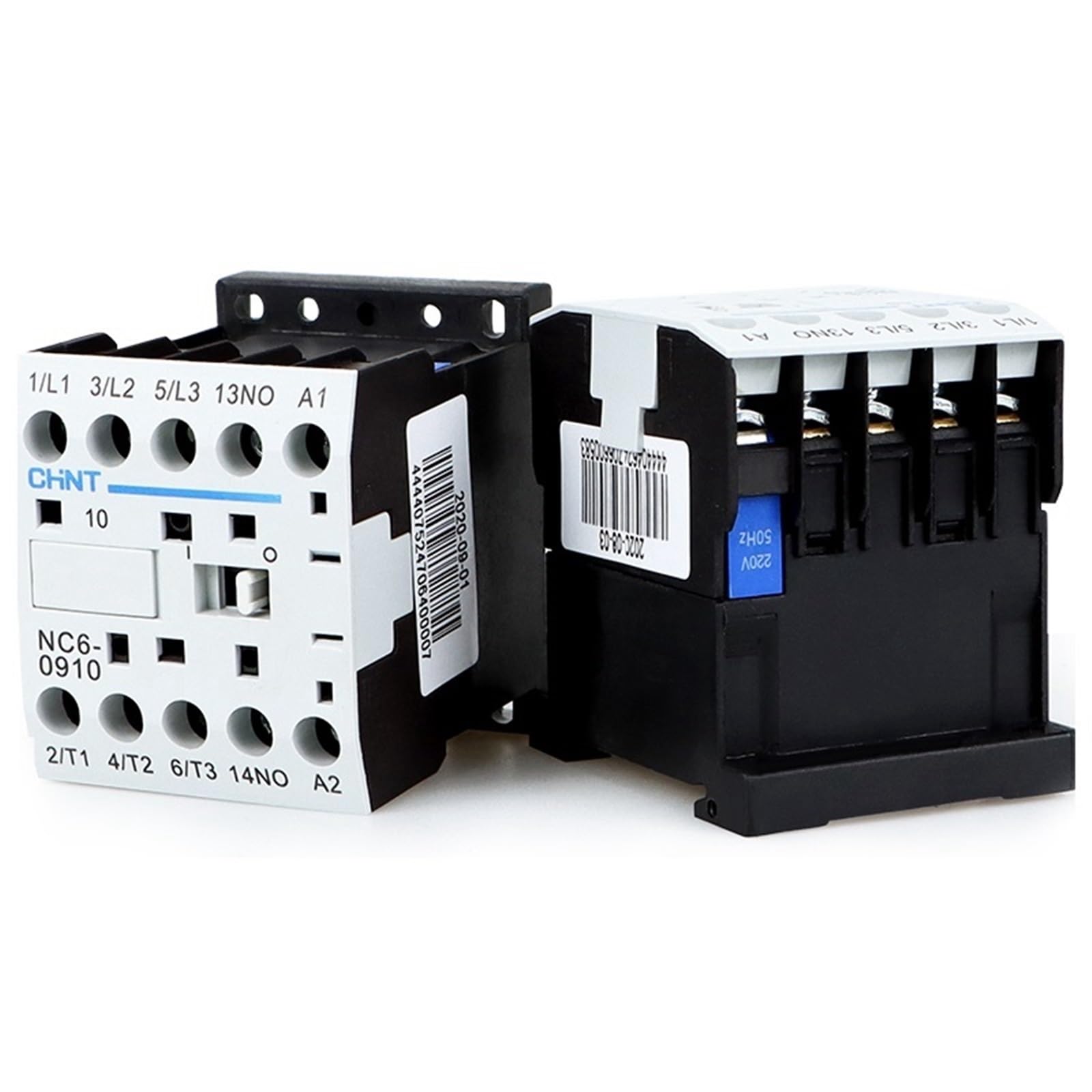 Mini contacteur AC NXC-09M10 380V inverseur tetrapolaire 9A 1NO pour armoire electrique