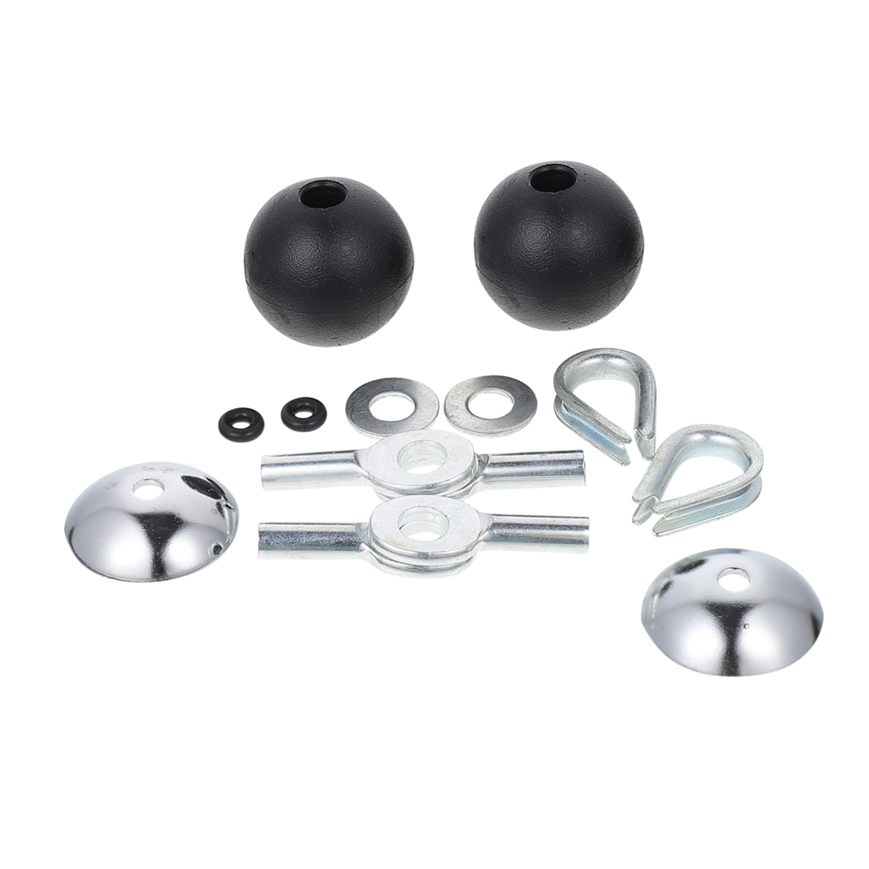 HEMOTON 2 Set Di Accessori Per Palestra E Fitness Kit Di Fissaggio Per Funi Metalliche Per Attrezzature Da Allenamento