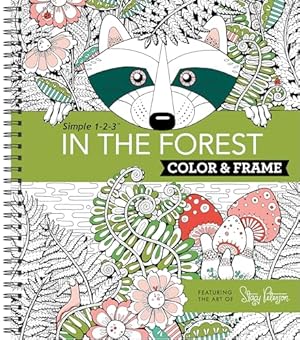 Book cover Color & Frame - In the Forest (Adult Coloring Book)