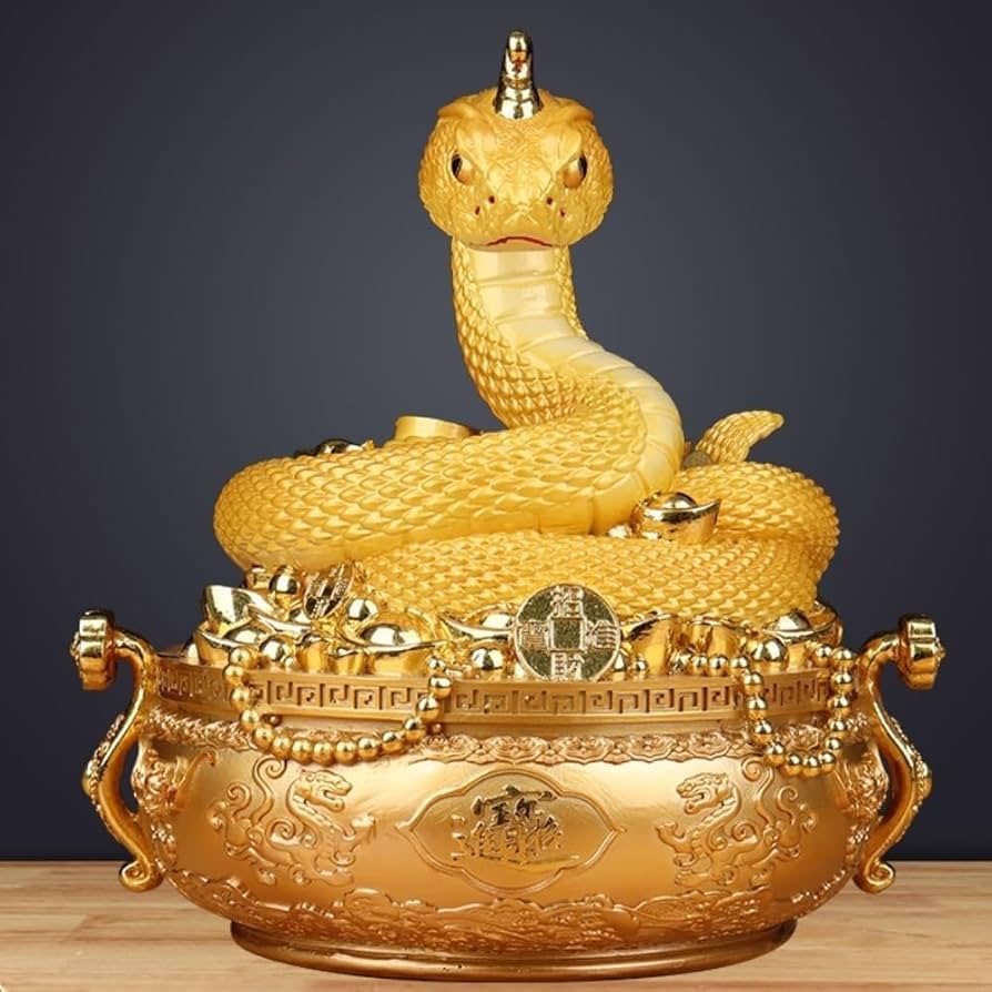 シロヘビ　白蛇　金運財運　巳神 Amazon.co.jp: 風水 白蛇 置物 へび 弁財天 白蛇の置物 しろへび