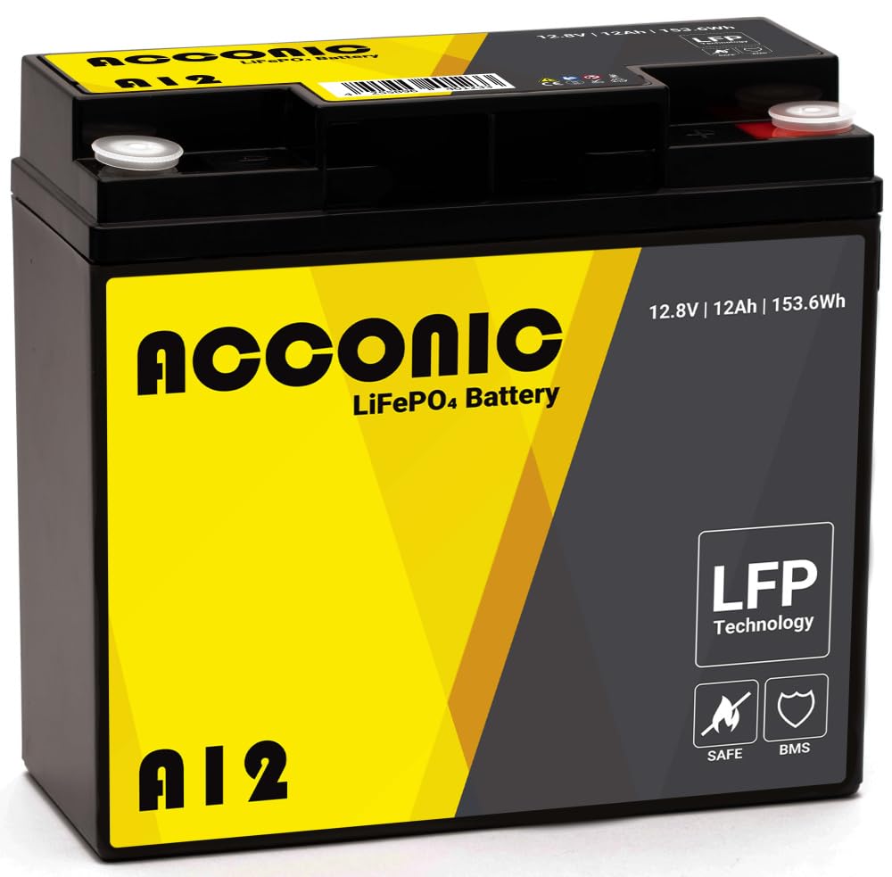 A12 LiFePO4 12V Lithium Versorgungsbatterie 12Ah