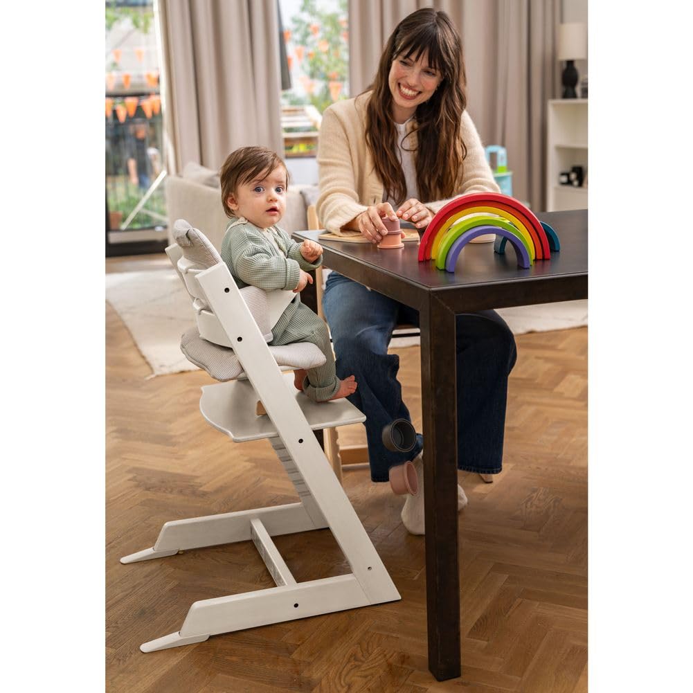 Stokke Tripp Trapp High Chair2 with Cushion and Table Tray - Black with Black Tray — view 5