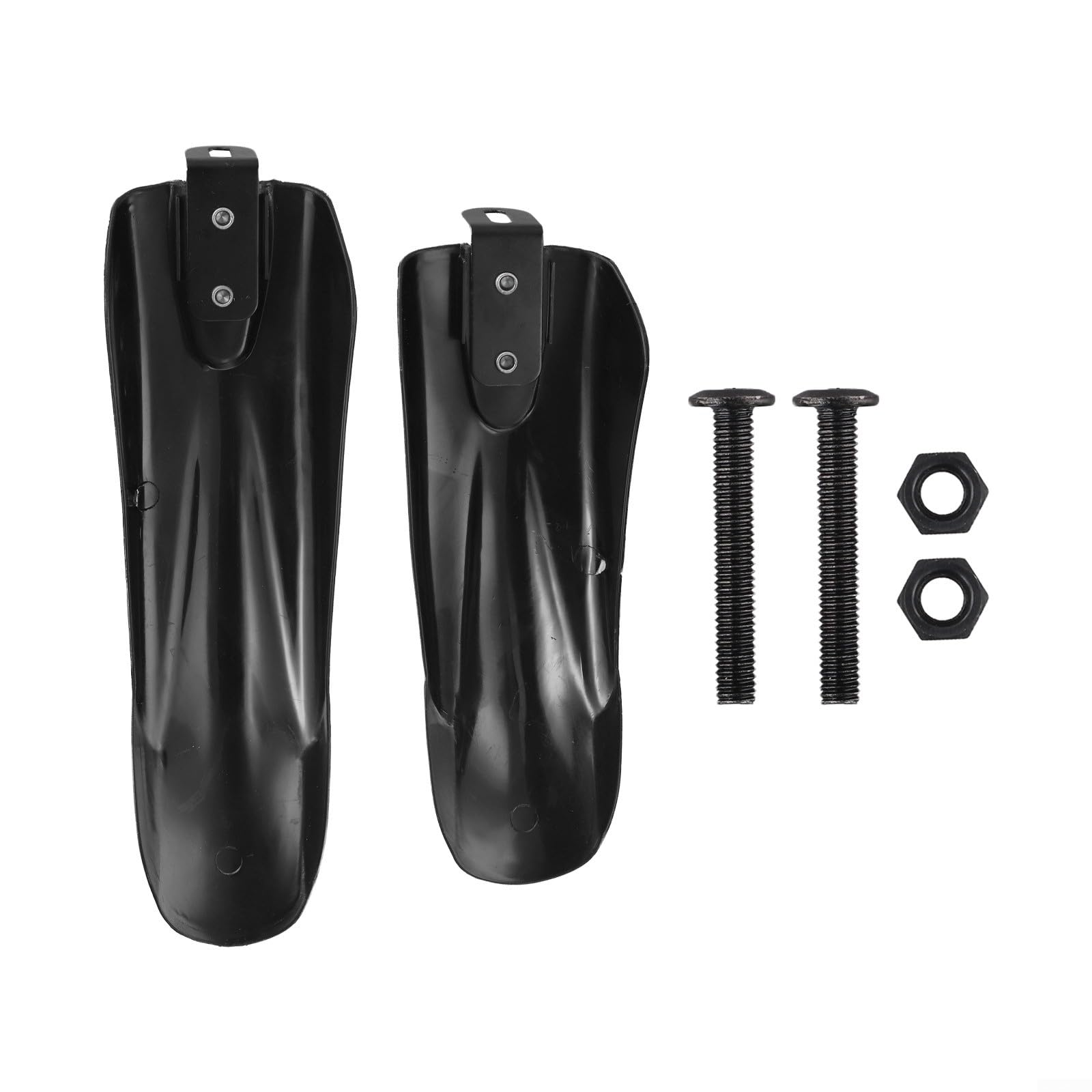 ComfyHarbor Bike Mudguards PVC, Plastic, Front And Rear, For FENDER Kit, High Strength Anti-Aging Waterproof Guard, For 12-20 Inch Kids Children Bicycle, Quick Install Anti-Aging Mud Flaps(Style 1)