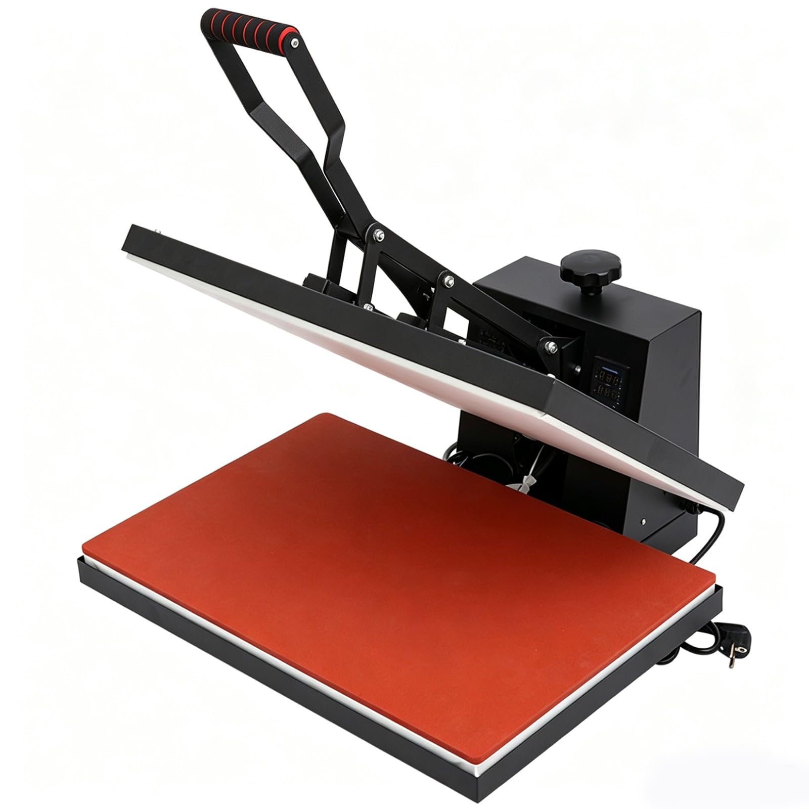 Pressa per Trasferimento di Calore 40X60cm Riscaldamento a Doppio Strato Macchina Digitale Intelligente per Pressa a Caldo 5600W Controllo Della Temperatura a Doppio Display per DIY Business A