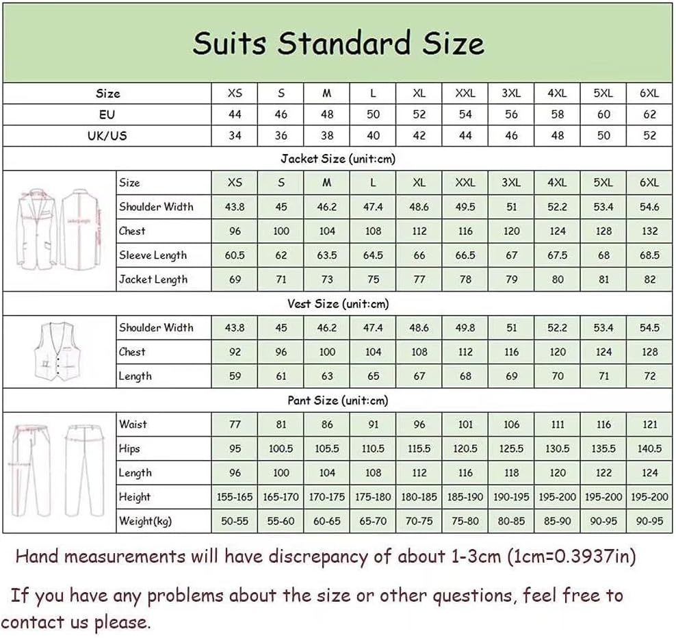 Mens 3 Piece Dress Suit One Button Notched Lapel Flip Pocket Party Wedding Blazer Pants Vest Sets
