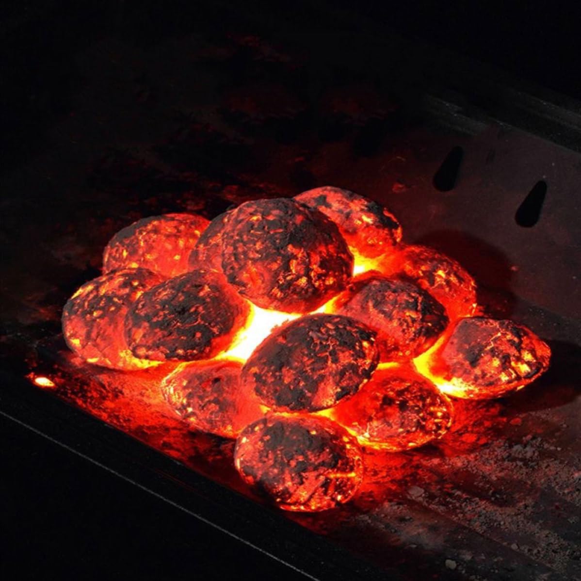 Holzkohle für Heimischen Grill 1, 5kg Packung Schwarz