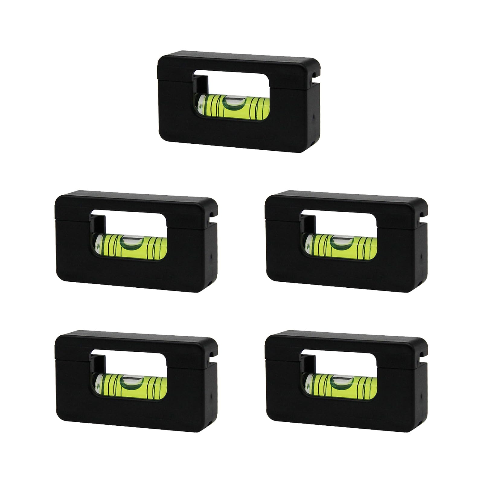 Mekalero Black Professional Spirit Levels Bubble With For Accuracy Measuring Renovation And Carpentry Horizontal Vertical