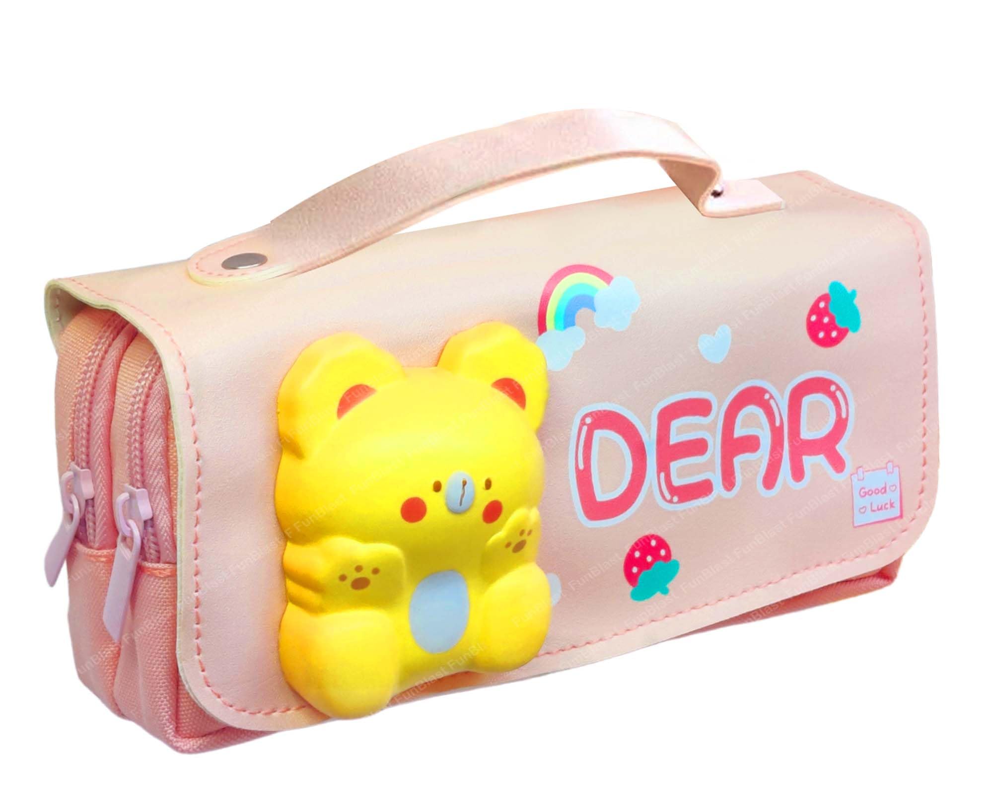 FunBlast Ethylene Vinyl Acetate (Eva) Cartoon Theme Pencil Case,3D Eva Case Pouch,Multipurpose Zipper For Kids,Pen & Bag School Kids,Girls,Kawaii Stationery Storage Box (Peach)-Multicolor (B0CBM76LFH) Amazon Price History, Amazon Price Tracker