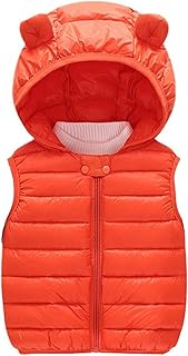 Jaqueta infantil para bebês meninos meninas inverno quente sem mangas agasalho sólido orelhas de urso colete casacos meninos roupas de inverno