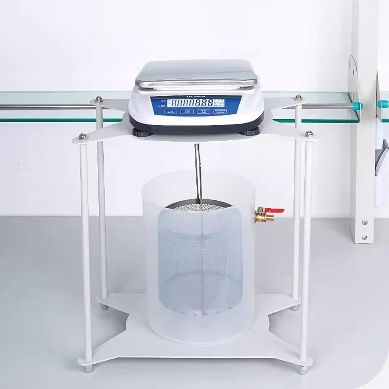 NGARY Bilancia Idrostatica Elettronica di Precisione, Bilancia Idrostatica Digitale da Laboratorio, capacità 5000 G E Leggibilità 0,1 G, unità Commutabile G/kg/lb, per Uso Industriale