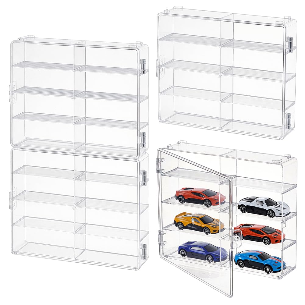 UNICRAFTALE 4 Pièces Boîtier Présentation pour Voiture Échelle 1/64