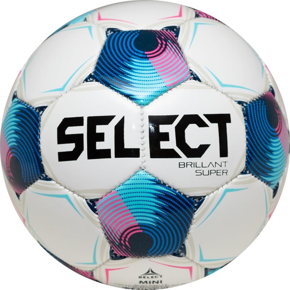 Select Brillant Super Skills Trainer Mini Soccer Ball for Skills Training, Juggling, Whit…