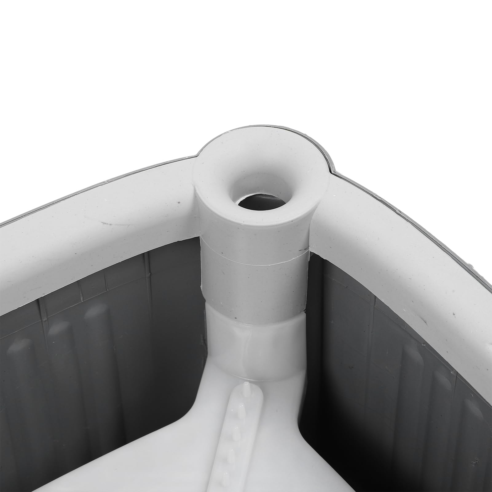 Juego de cubo de fregona con 2 piezas de tela giratoria de 360 grados, herramienta de fregona de microfibra seca y húmeda para uso doméstico