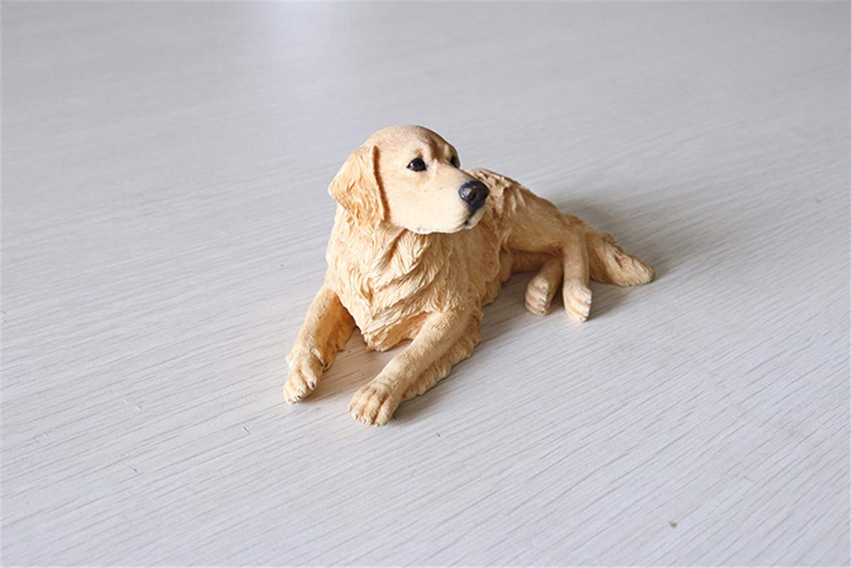 Amazon.co.jp: JJM ゴールデン・レトリバー 伏せ 犬 動物 プラモデル