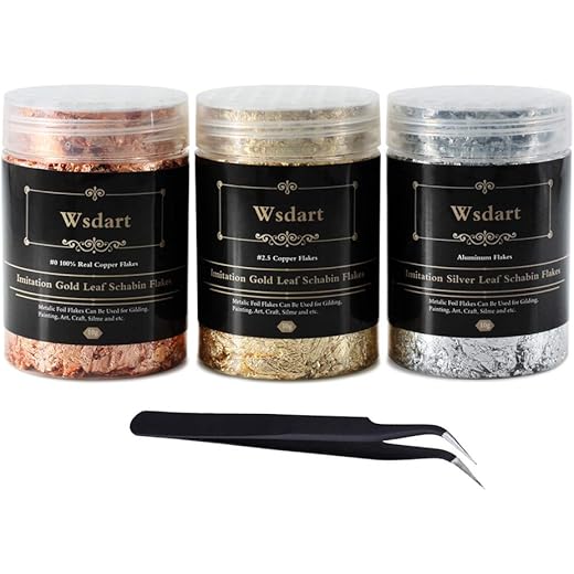 Wsdart Gilding Flakes Set - 3 Bottles