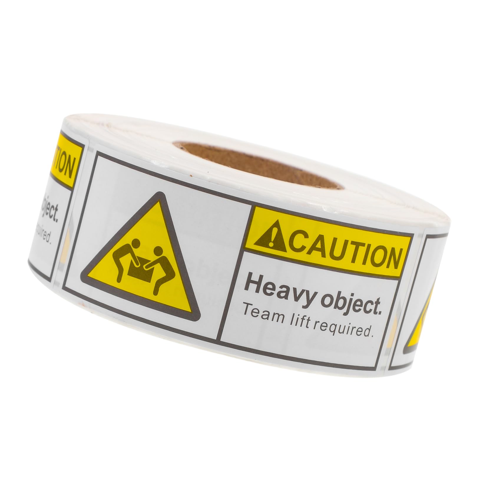 PRETYZOOM 5 Rouleaux Autocollants Étiquettes Heavy Object Étiquettes Adhésives pour Équipement de Levage Équipe pour Expédition