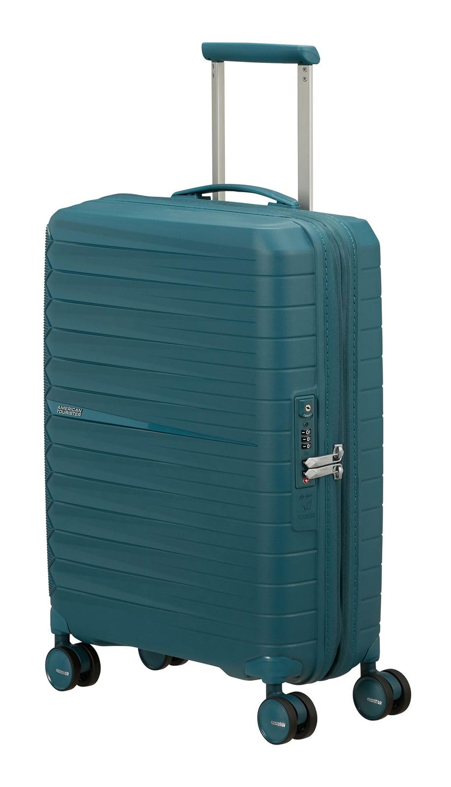 American Tourister carrello Fastforward Spinner 55/20 TSA EXP Trolley Totally Teal petrolio