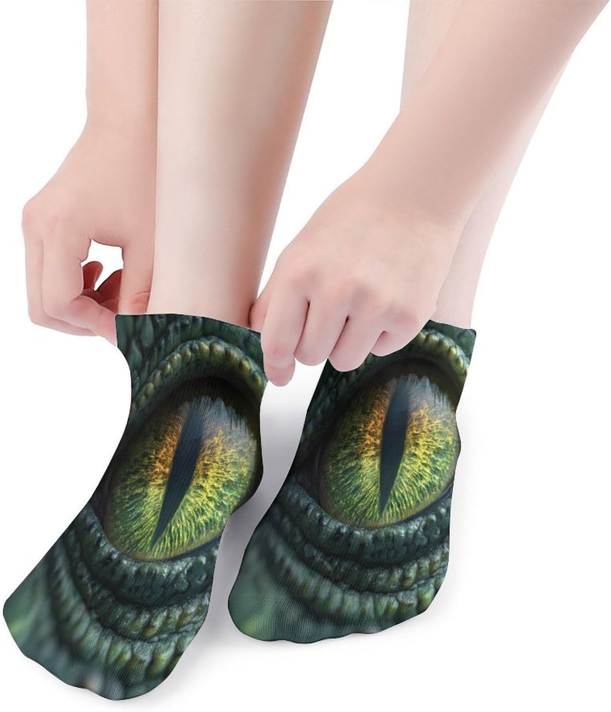 Eye of Dragon Socks for Men Women 5 Pairs Ankle Socks