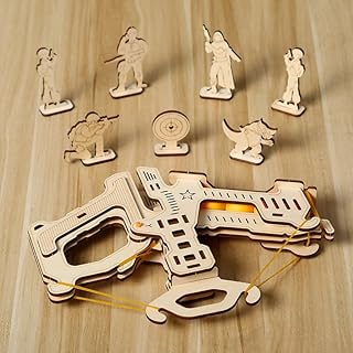 3D Puzzles Crossbow Wooden Model Kit DIY Building Jigsaw for Adult Best Gift