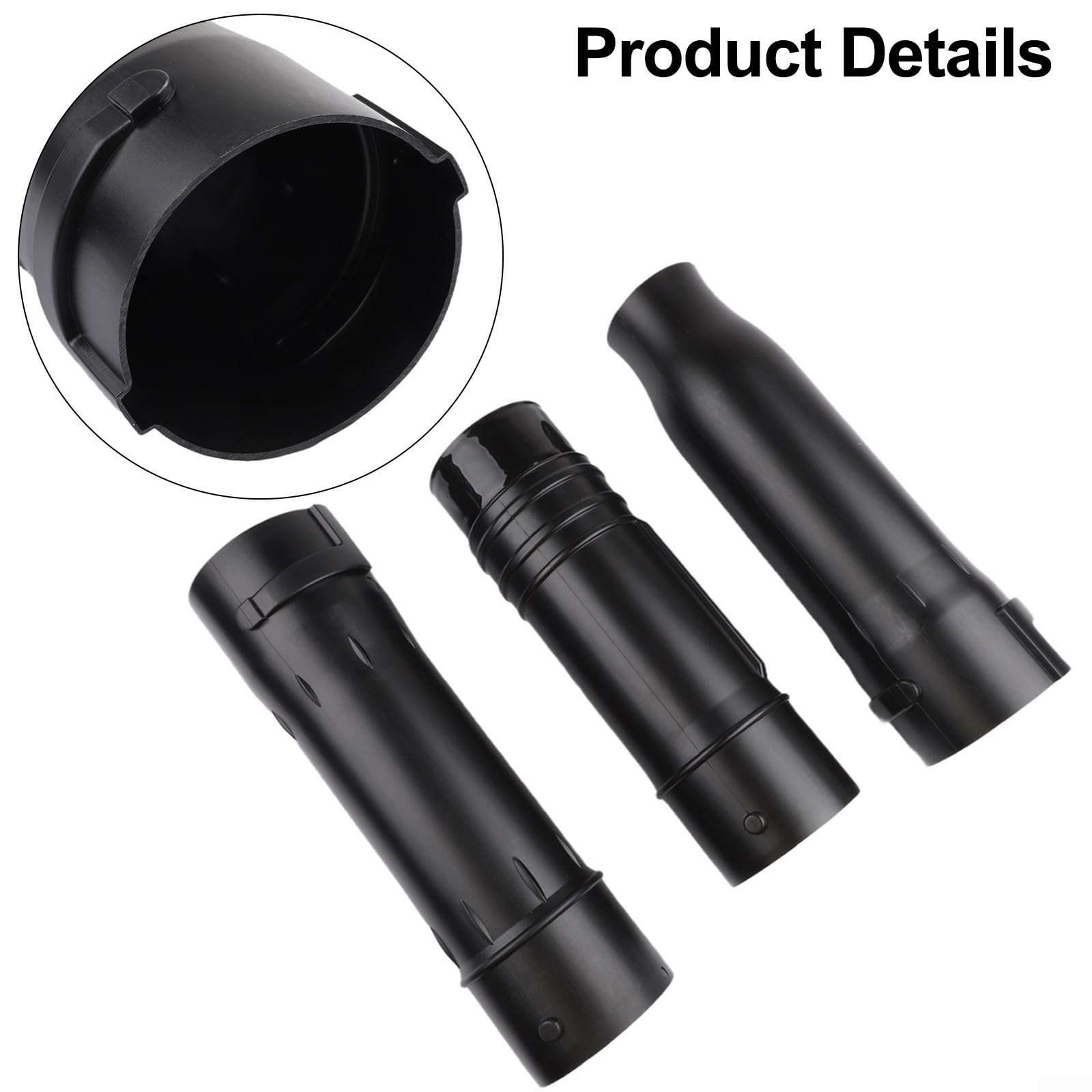 Kit tubo soffiatore compatibile con soffiatore per foglie EBZ7500 EBZ7500RH, include parti di ricambio OEM 576564901 576564801 57656501, confezione da 3 tubi di ricambio per soffiatore