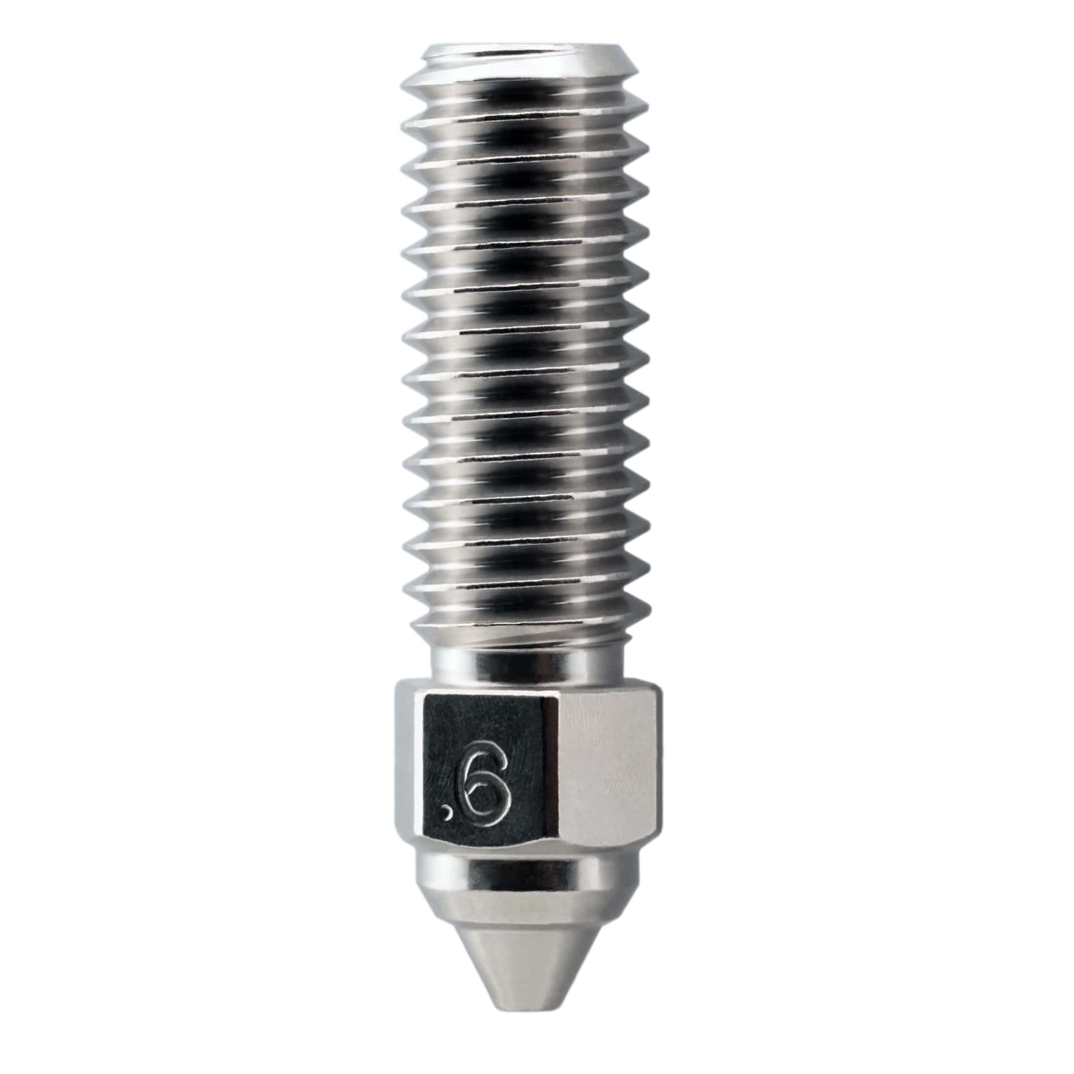 Micro Swiss Brass Plated Wear Resistant Nozzle for Creality K1, K1 Max, CR-M4-0.6mm