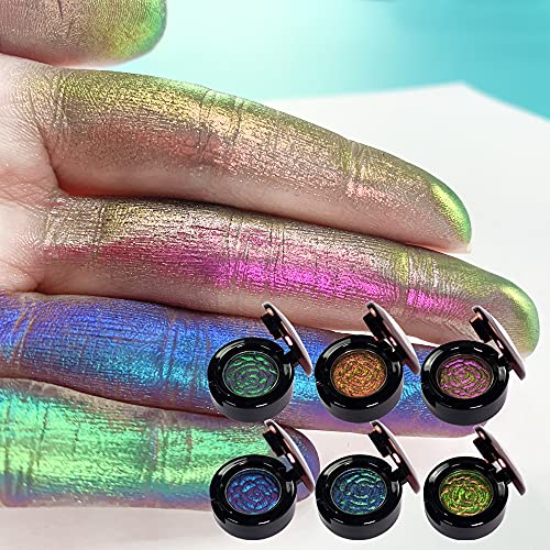 Charmacy Duochrome Eyeshadow, Insane Shifters Chameleon Eyeshadow, Creates High-Impact, Metallic Eye Looks, 100% Vegan And Cruelty Free, 1.9G (#502) #TOP3