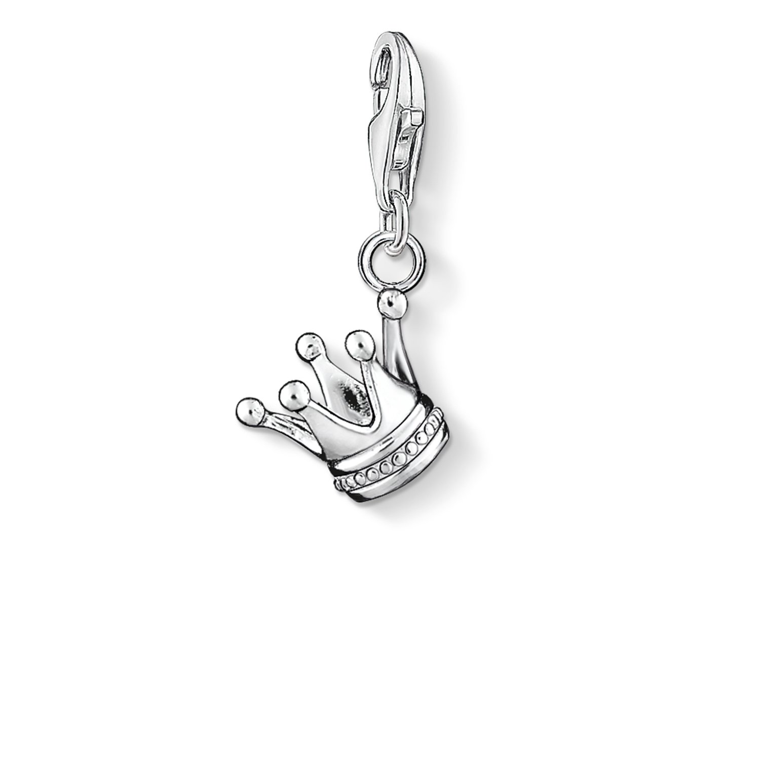 Thomas Sabo Silver Crown Dropper Charm 0887-001-12 - Sterling Silver