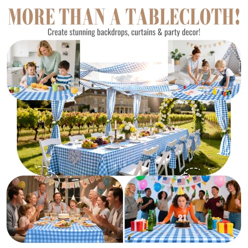 Image of Table Cover Roll, 54In x 300Ft Plastic Table Cloth Disposable