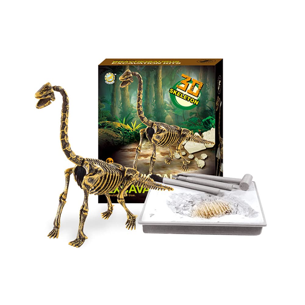 Dinosaur Fossil Digging Kit for Kids and Adult, STEM Science Dinosaur Fossil Dig Kit for Paleontology and Archeology Enthusiasts, Realistic Dig Up Dinosaurs Skeleton Set Educational Toys