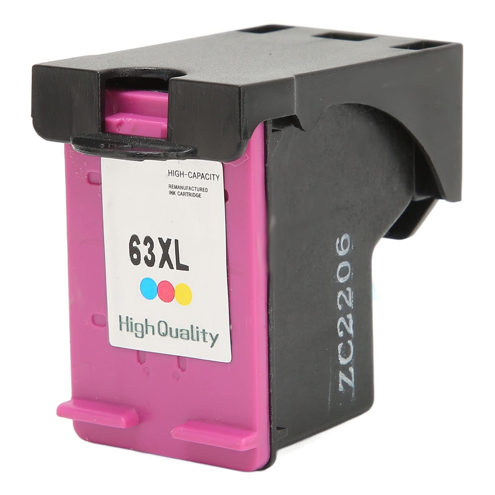 Dpofirs 63XL Cartouches d'encre 63 Remplacement pour Ink 63 63 63XL pour OfficeJet 3830 5255 5258 4650 5255 Envy 4520 4512 4513 4516 Deskjet 1112 1110 3634 3639 3632 2130 2132(H 63XLC