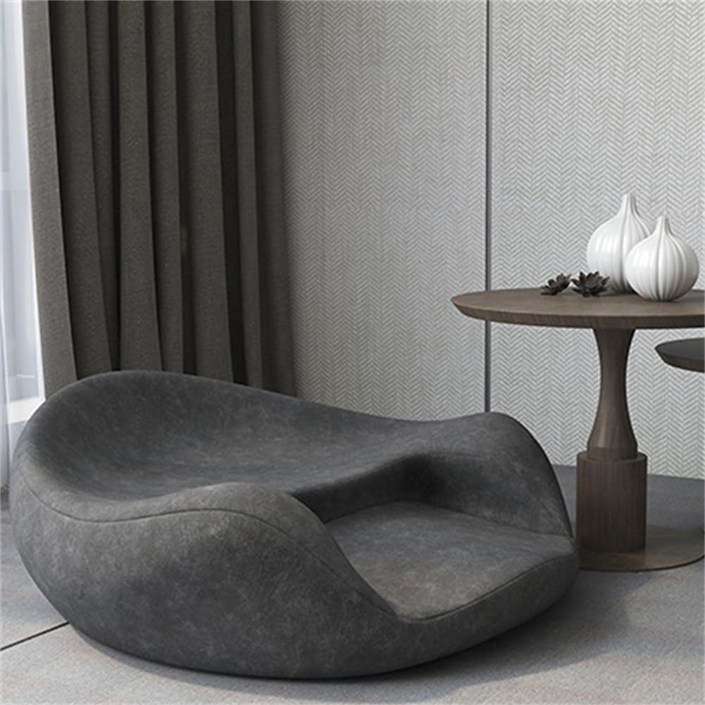 Triflice Meditation Cushion Yoga Pillow for Sitting, Meditation Seat with Memory Foam, Ergonomic Design for Comfort, Durable and Non-Collapsing, Ideal for Yoga, Meditation, and Relaxation (Grey)