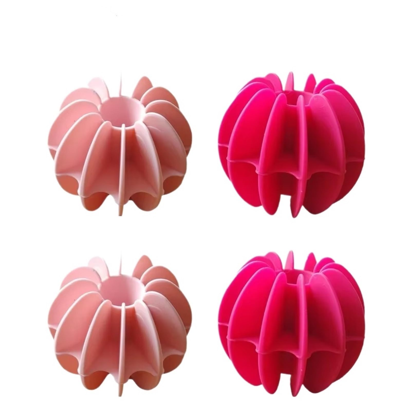 Shungong Reusable Washing Balls - 4 Pack Non-Twist Tangle-Free Laundry Balls For Delicate Clothes, Color Safe Washer Helper