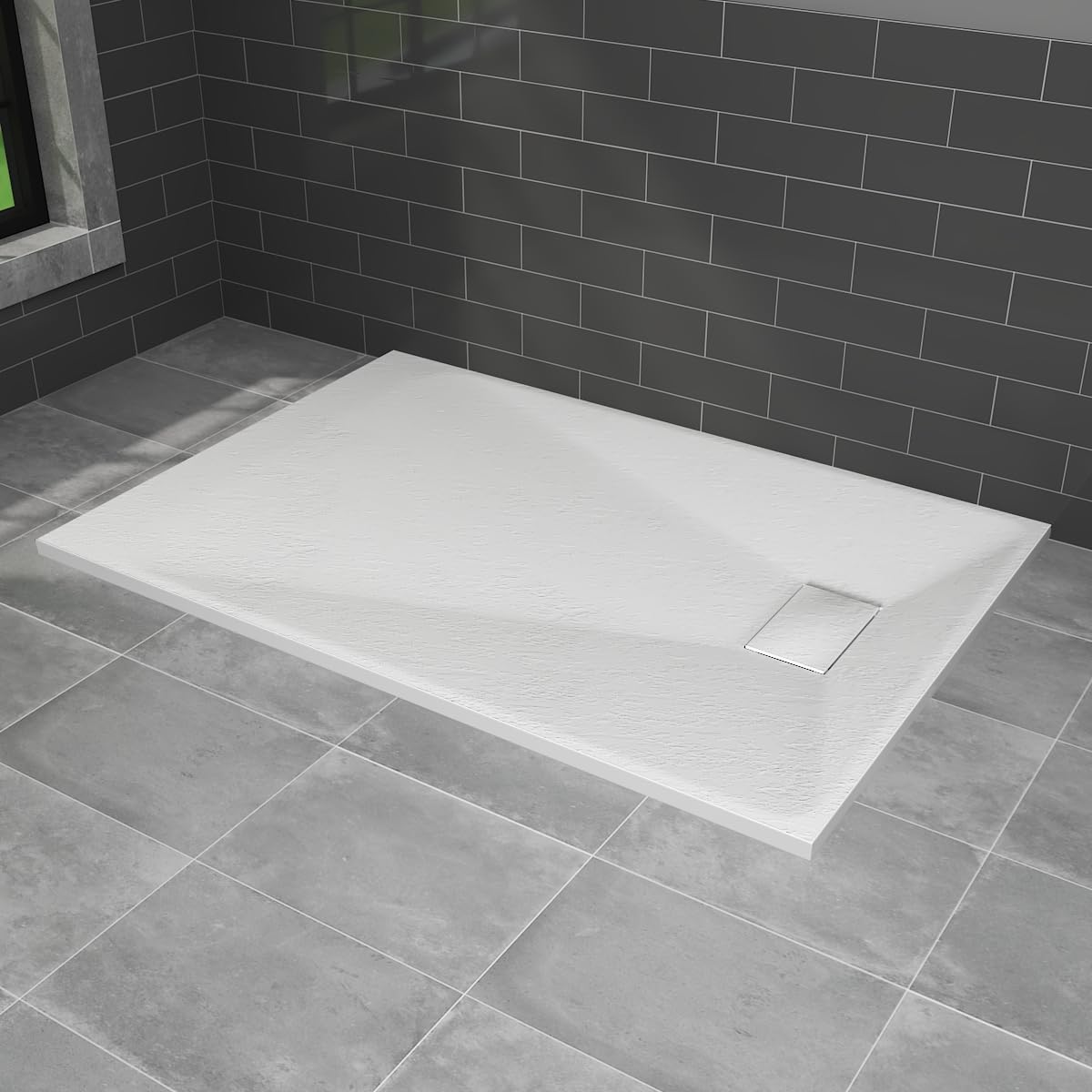 Blümme SMC Shower Tray Rectangle White Shower Base 1400x900mm